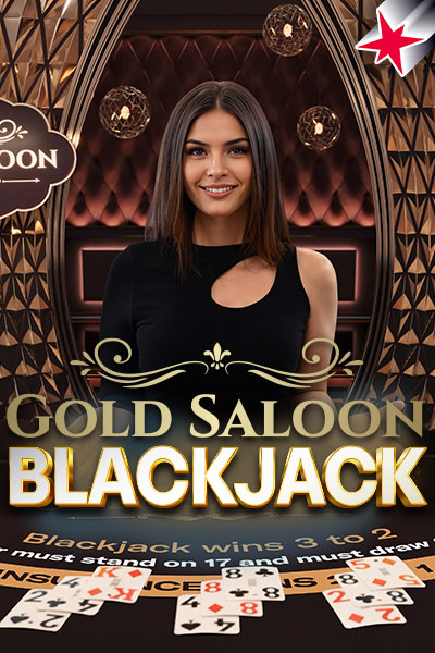 Gold Saloon Blackjack live table